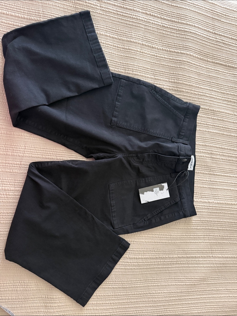 Studio Straight Leg Black Pants In Black  | Sz 31 - Picture 5 of 5